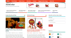 Desktop Screenshot of abhiguitar.com